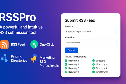 RSSPro - RSS Submission Software